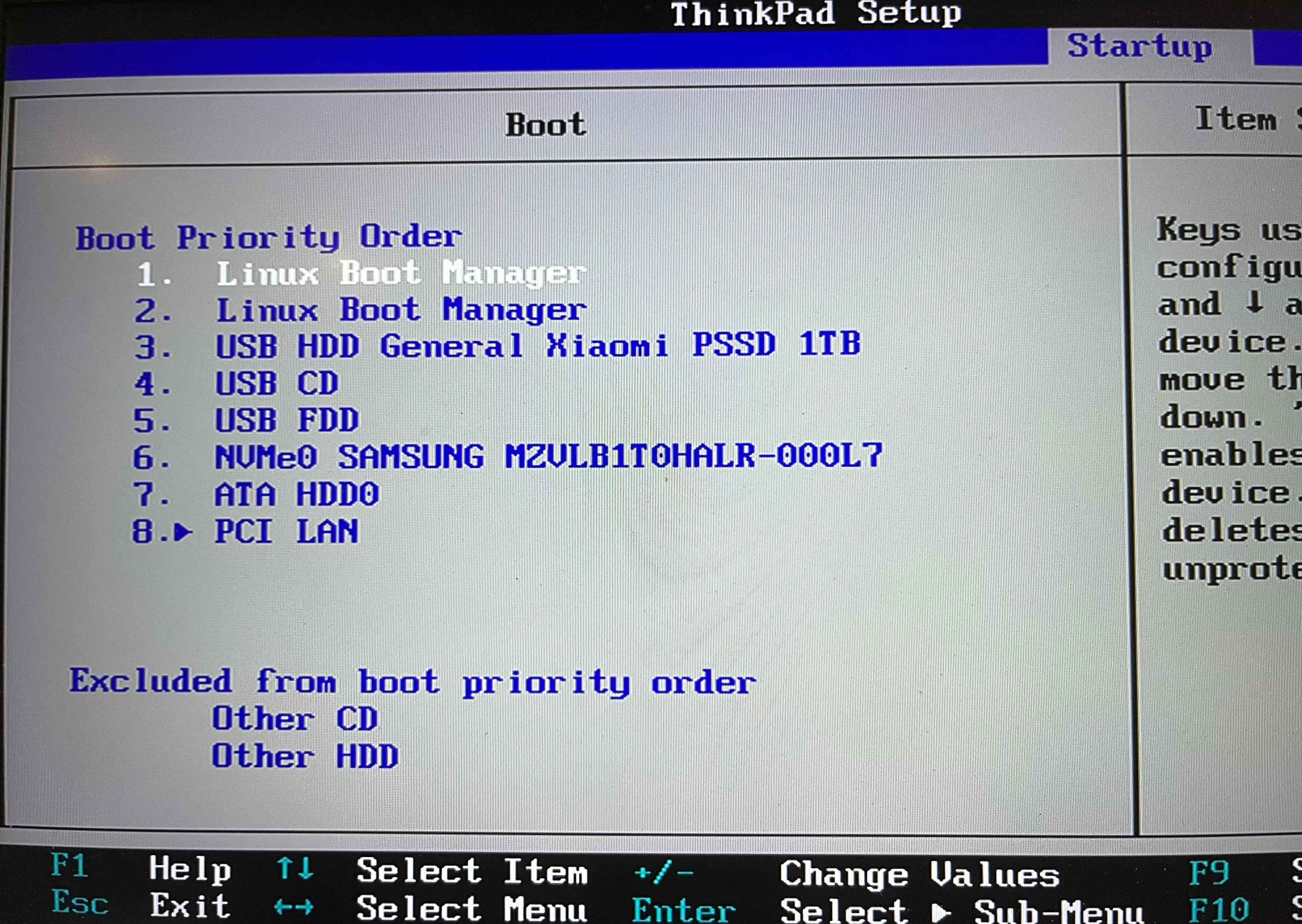 uefi configuration